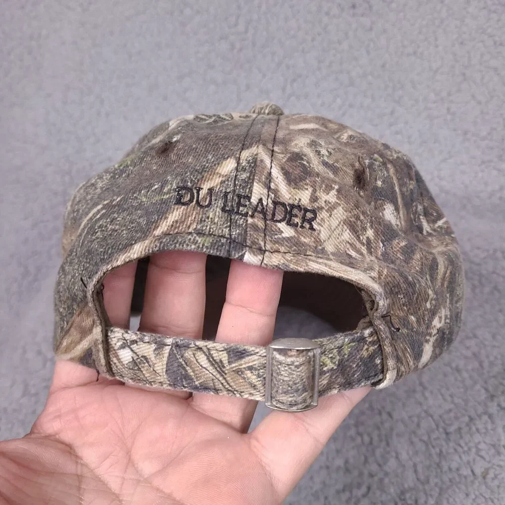 Ducks Unlimited Hat Cap Strapback‎ Brown Camo 70 Years Conservation DU Leader